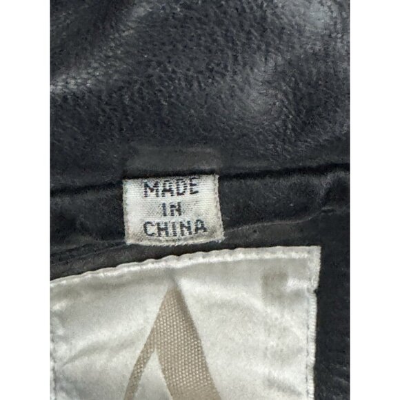 Avanti Black Genuine Leather Jacket M Womens Professional Outerwear - Picture 7 of 7